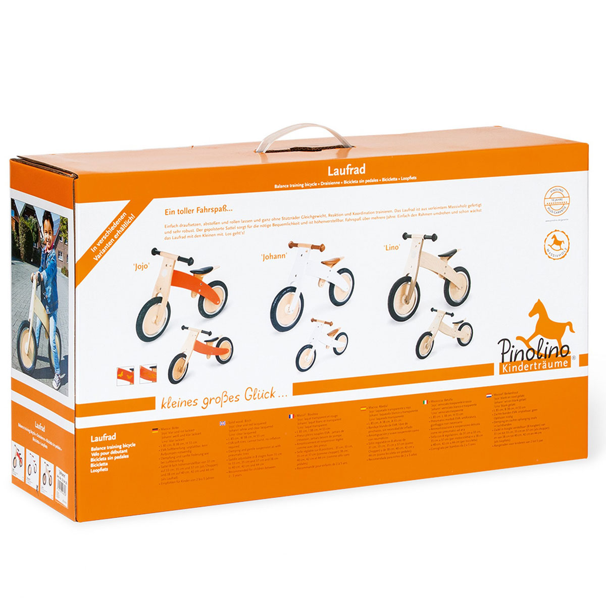 Pinolino Laufrad „Johann“, weiß Bild 4
