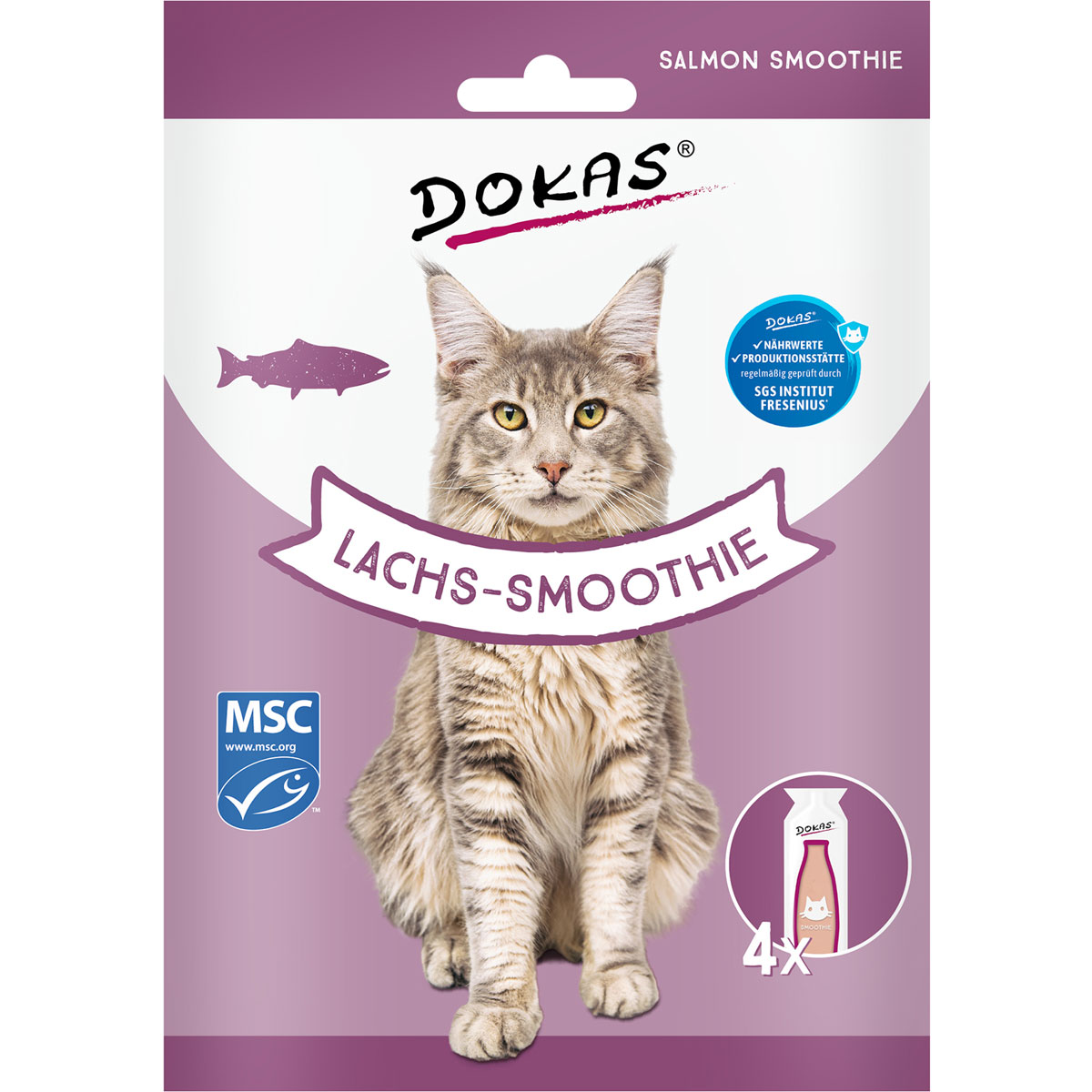 Dokas Lachs-Smoothie 4 x 30 ml