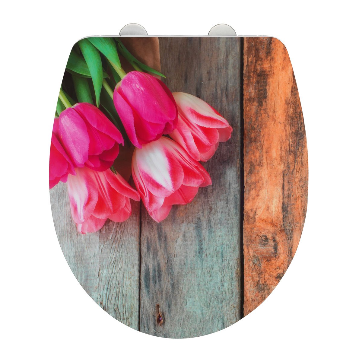 Wenko Premium WC-Sitz Tulip antibakteriell mit Absenkautomatik