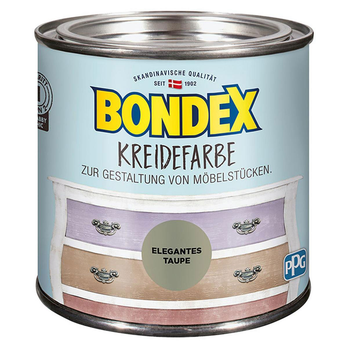 Bondex Kreidefarbe Elegantes Taupe 500 ml