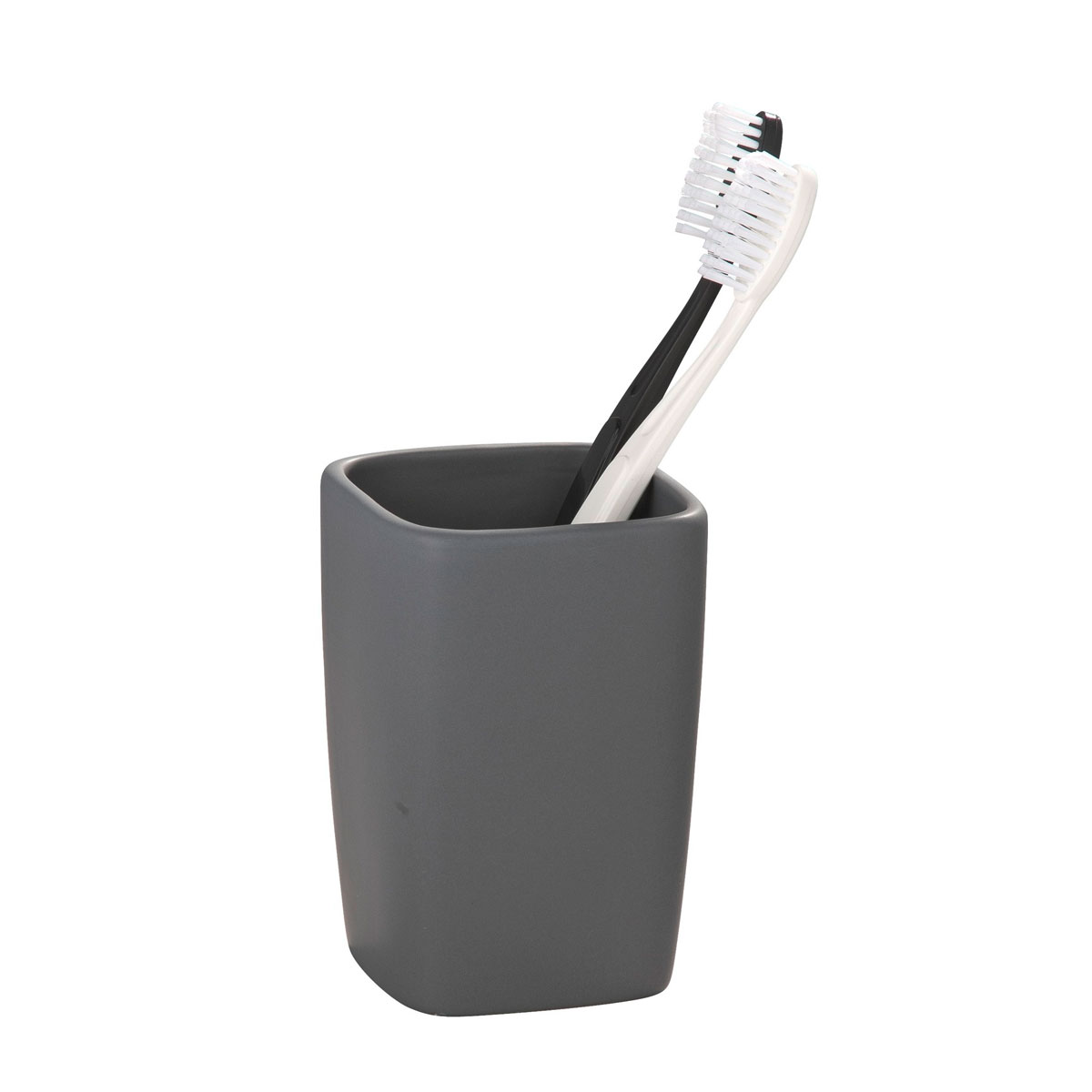 Wenko Zahnputzbecher Faro grau Bild 2