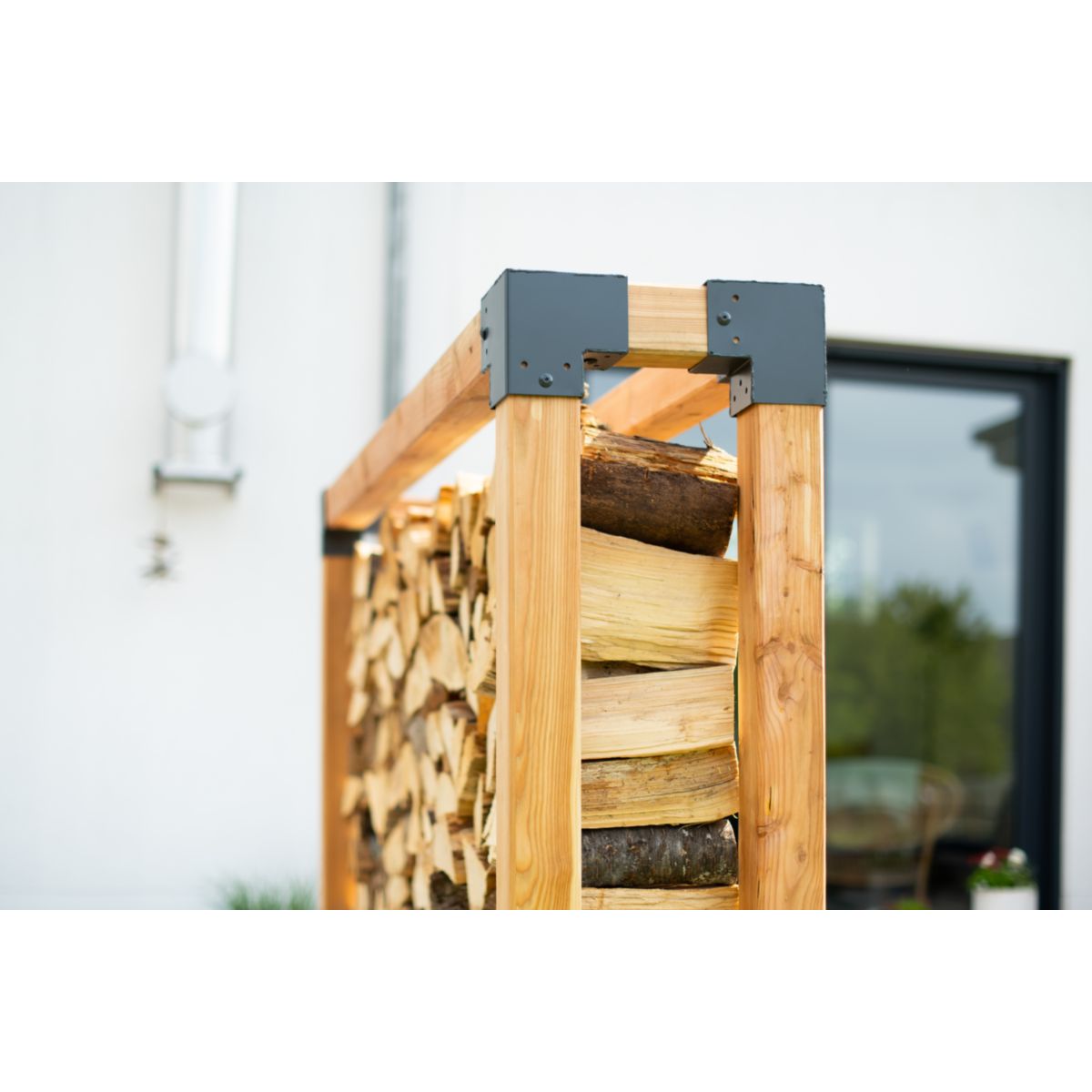 Westmann Kaminholzregal Michel XXL 40x198x180 cm Bild 7