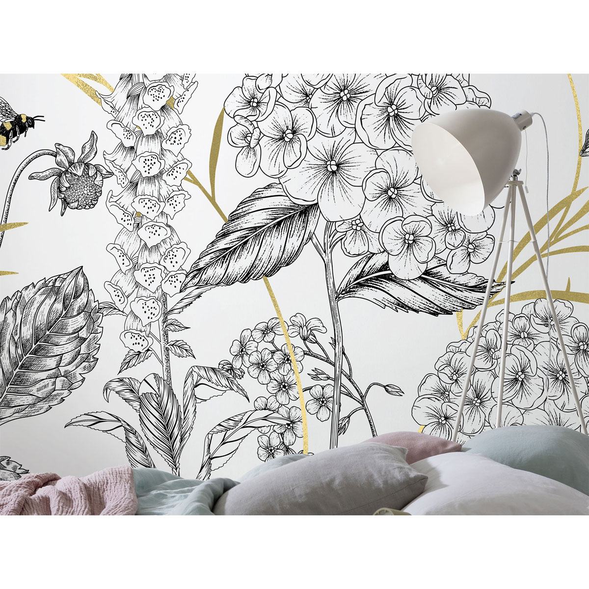 Komar  Vlies Fototapete Bumble Bee 400x280 cm Bild 5