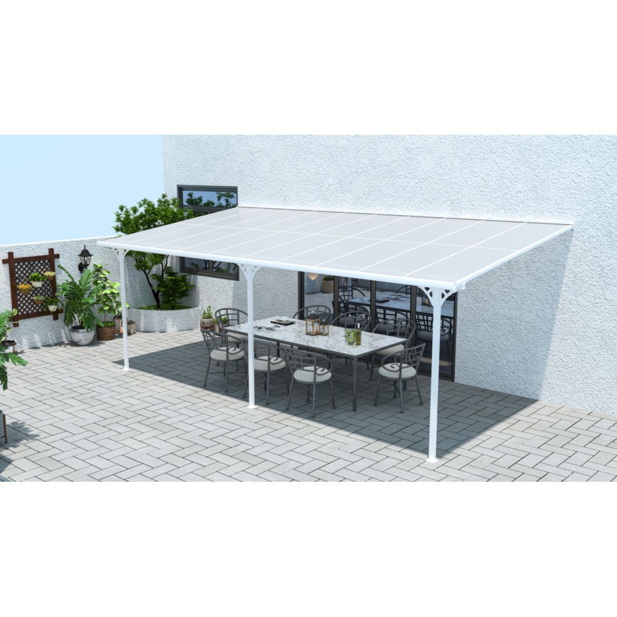 Westmann Terrassenüberdachung Bruce 617 300x617x270 cm Bild 2