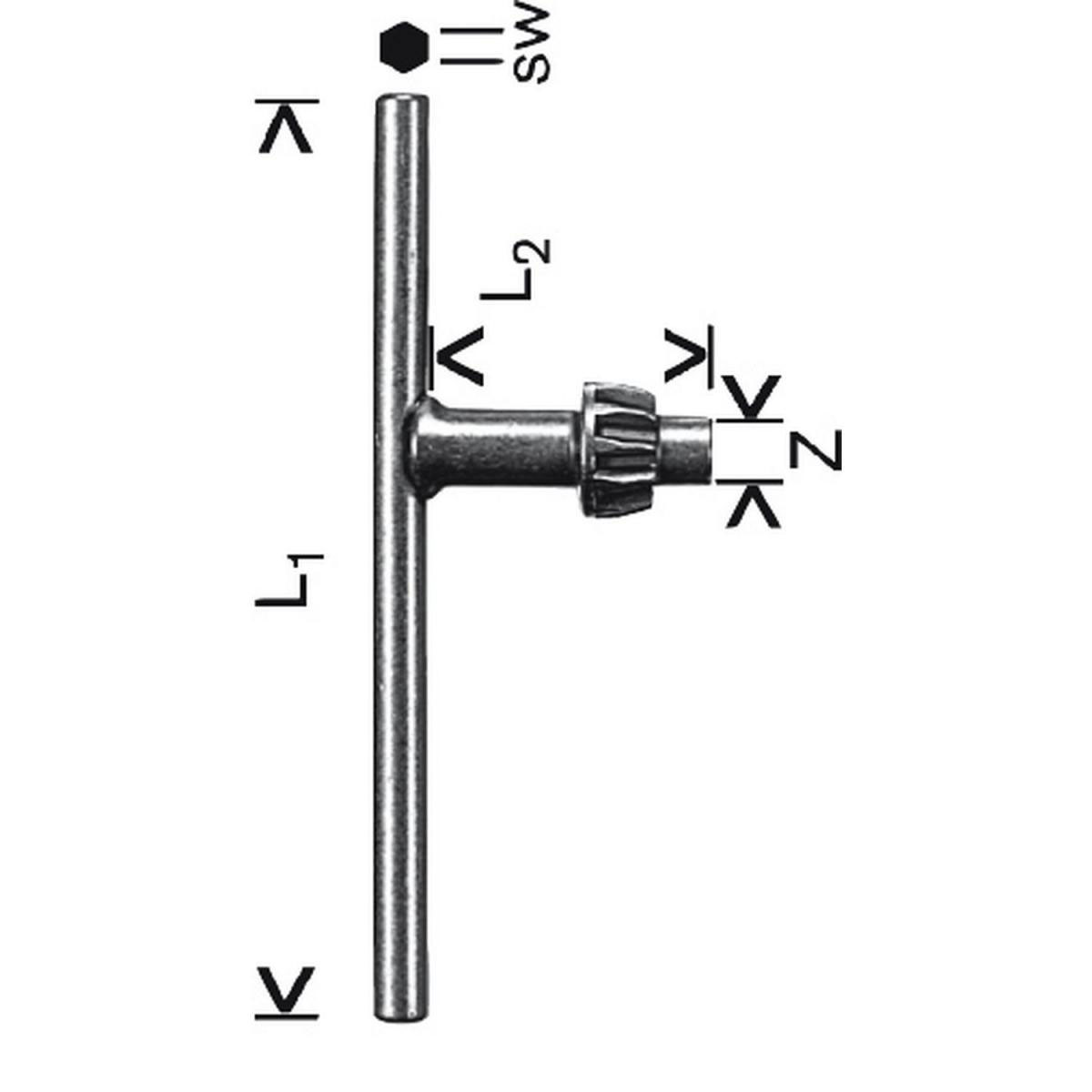Bosch  DIY Bohrfutterschlüssel 13 mm S2 Bild 3