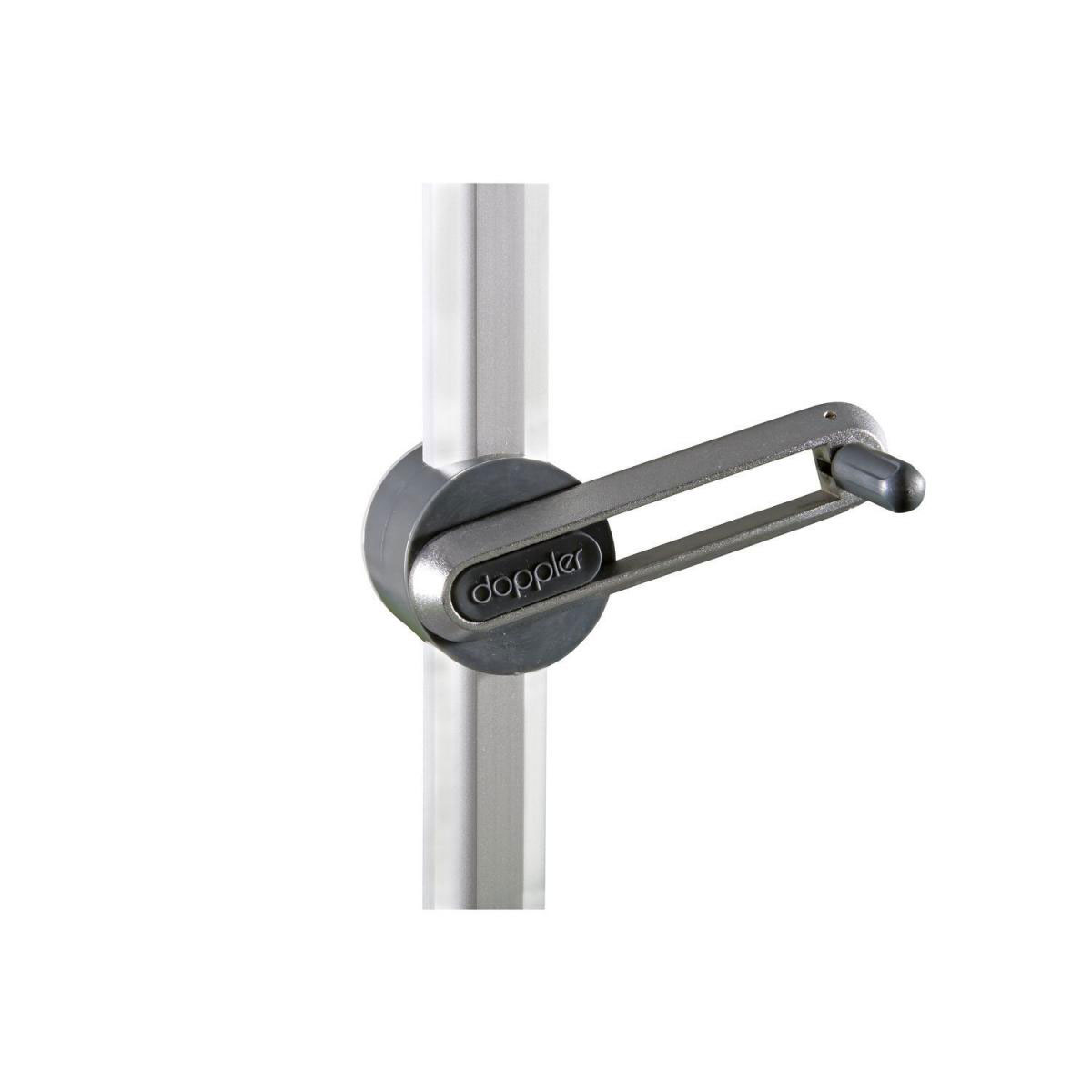 Doppler Kurbelschirm Expert auto tilt 300 x 200 cm Anthrazit Bild 4