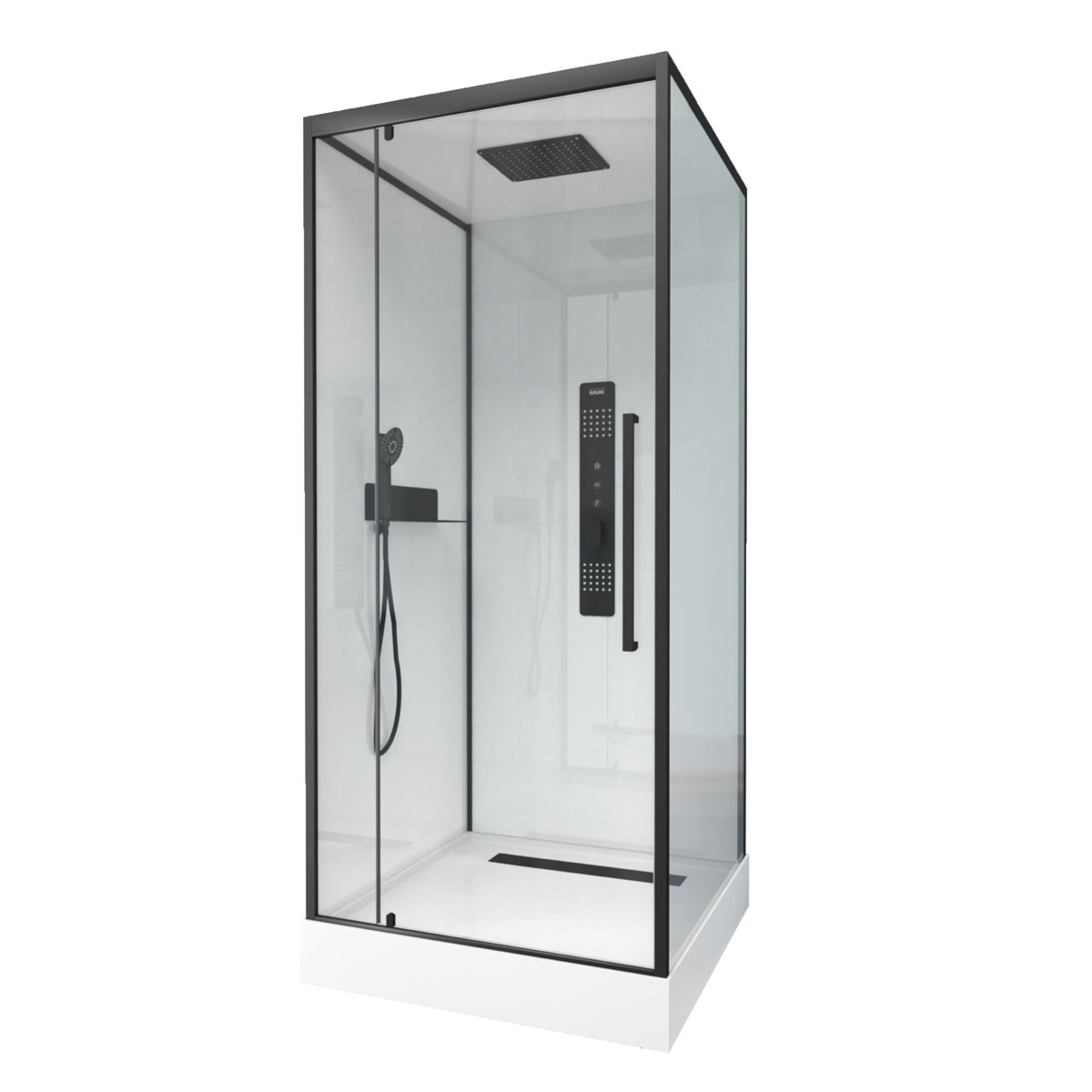 Aurlane Komplettdusche Urban 2 eckig 90 x 90 x 215 cm Bild 3