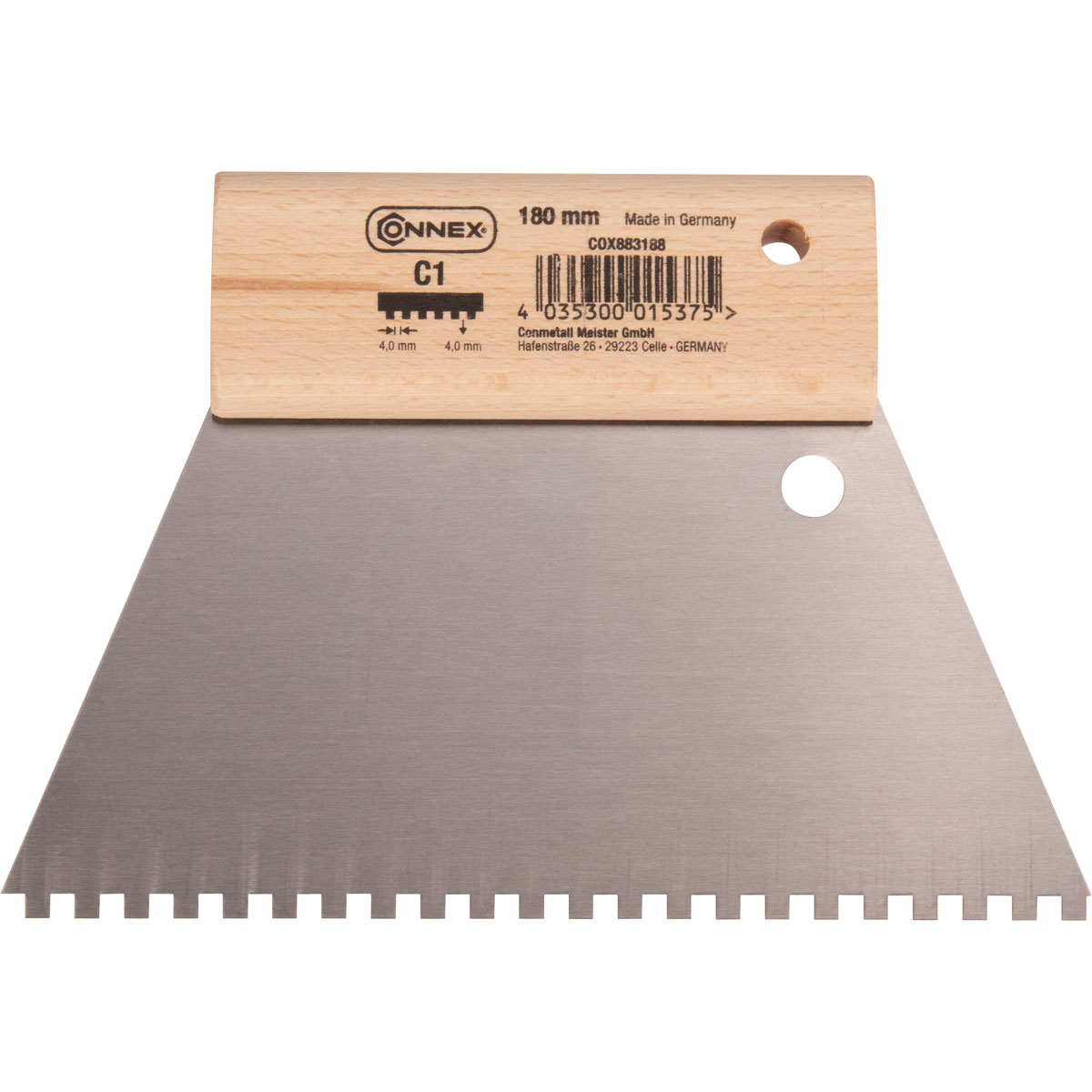Connex Zahnspachtel 180 mm C1