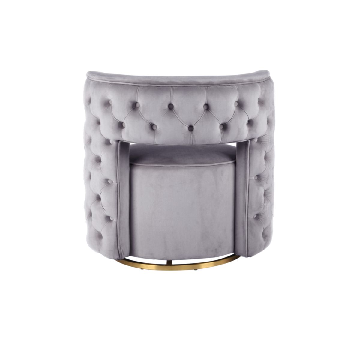 Sessel Drehsessel Beverly 125 grau gold Bild 4