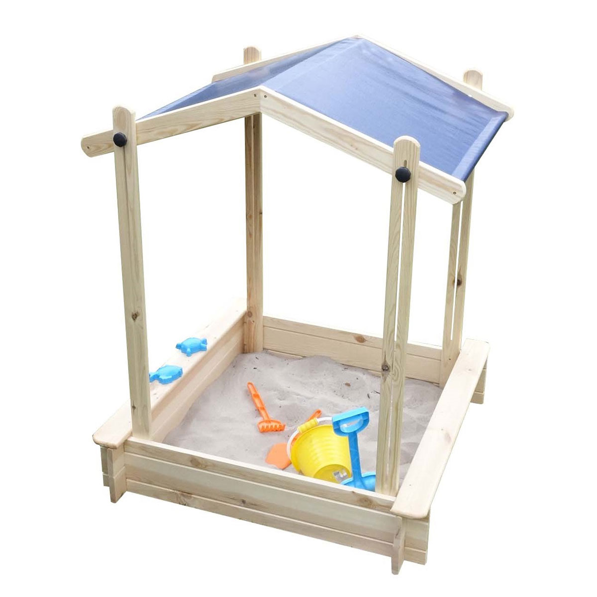 Promadino Sandkasten Peter mit Dach Bild 1