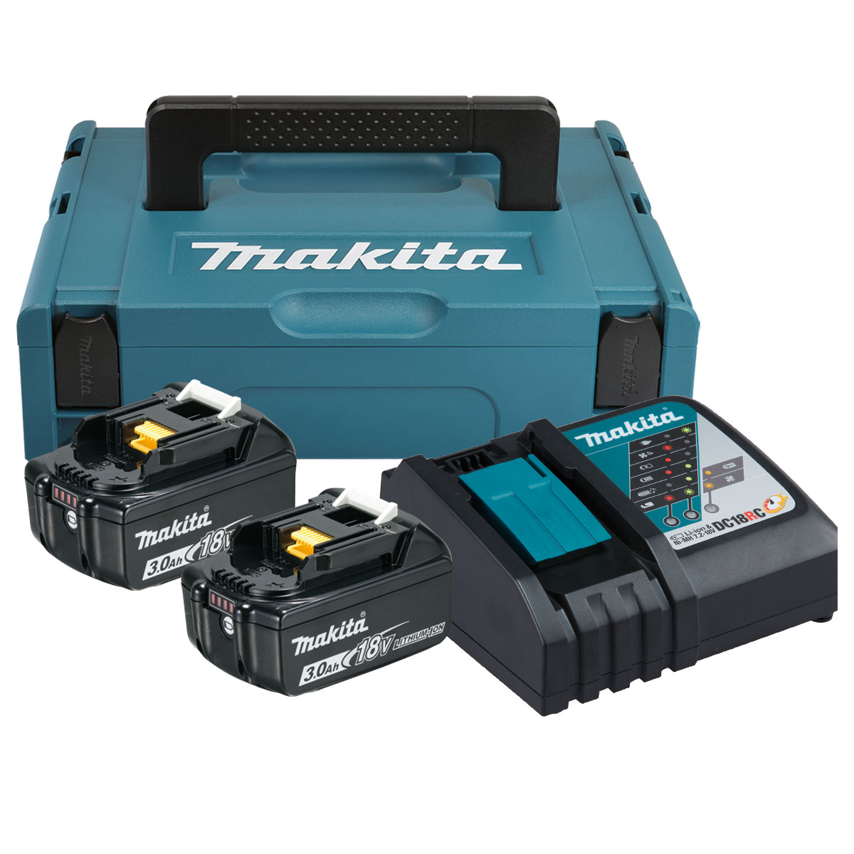 Makita Akku und Ladegerät Power Source Kit Li 3 Ah