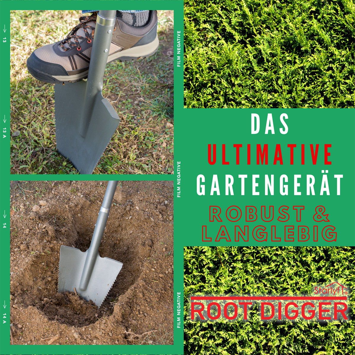 Starlyf Wurzelspaten Root Digger Bild 7