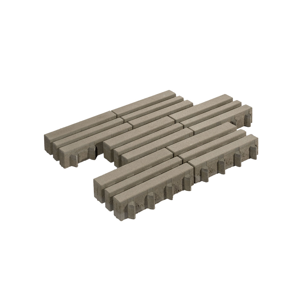 Lusit  ECO City40x20x8 cm, Grau mit Microfase Bild 2