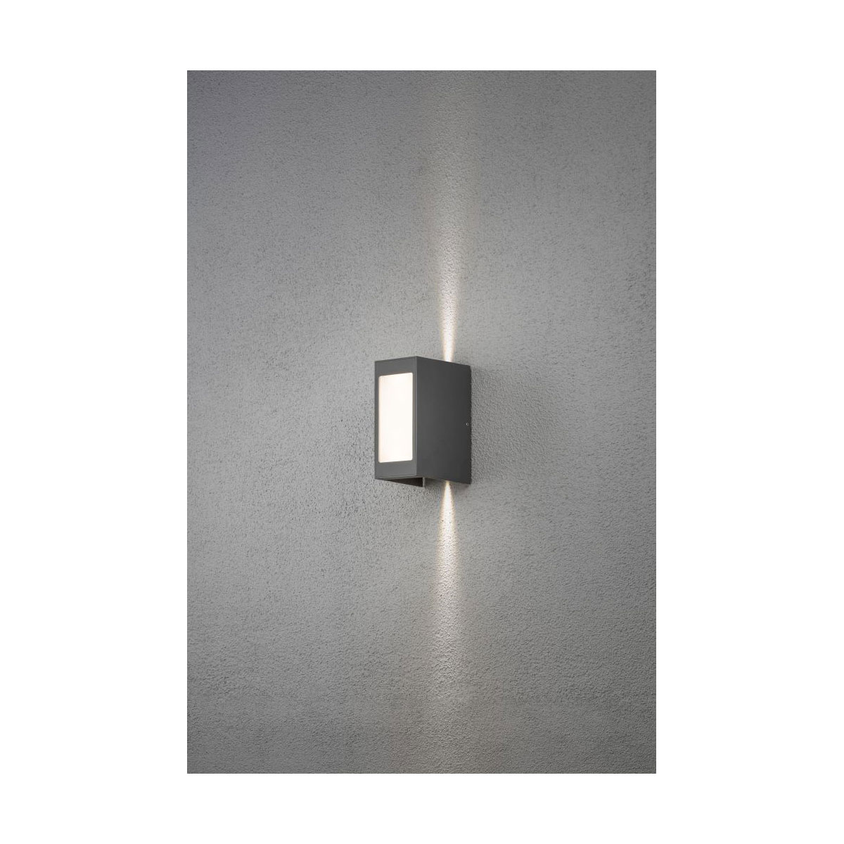 Konstsmide Außenwandleuchte Cremona mit Glas anthrazit Bild 4