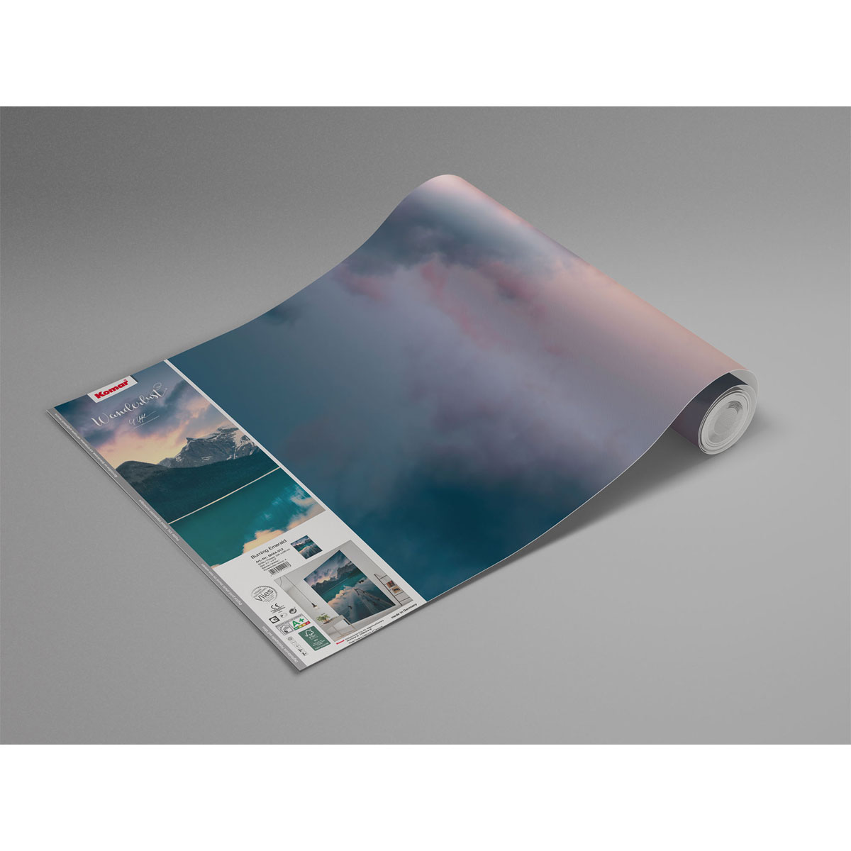 Komar  Vlies Fototapete Burning Emerald 200x280 cm Bild 4