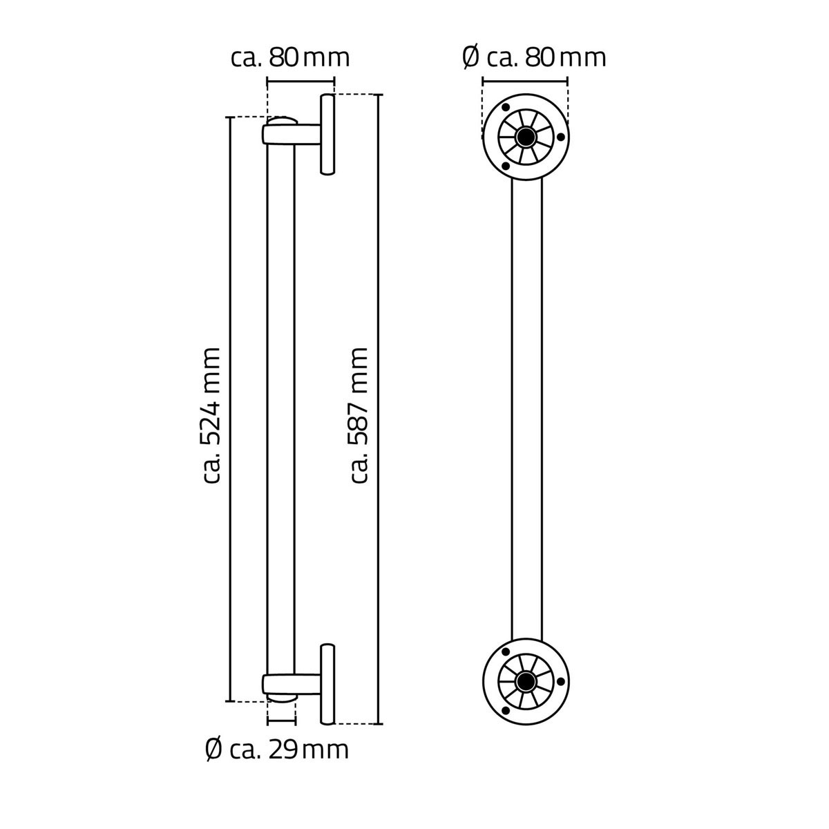 Ridder  Haltegriff Pro L weiß Bild 4