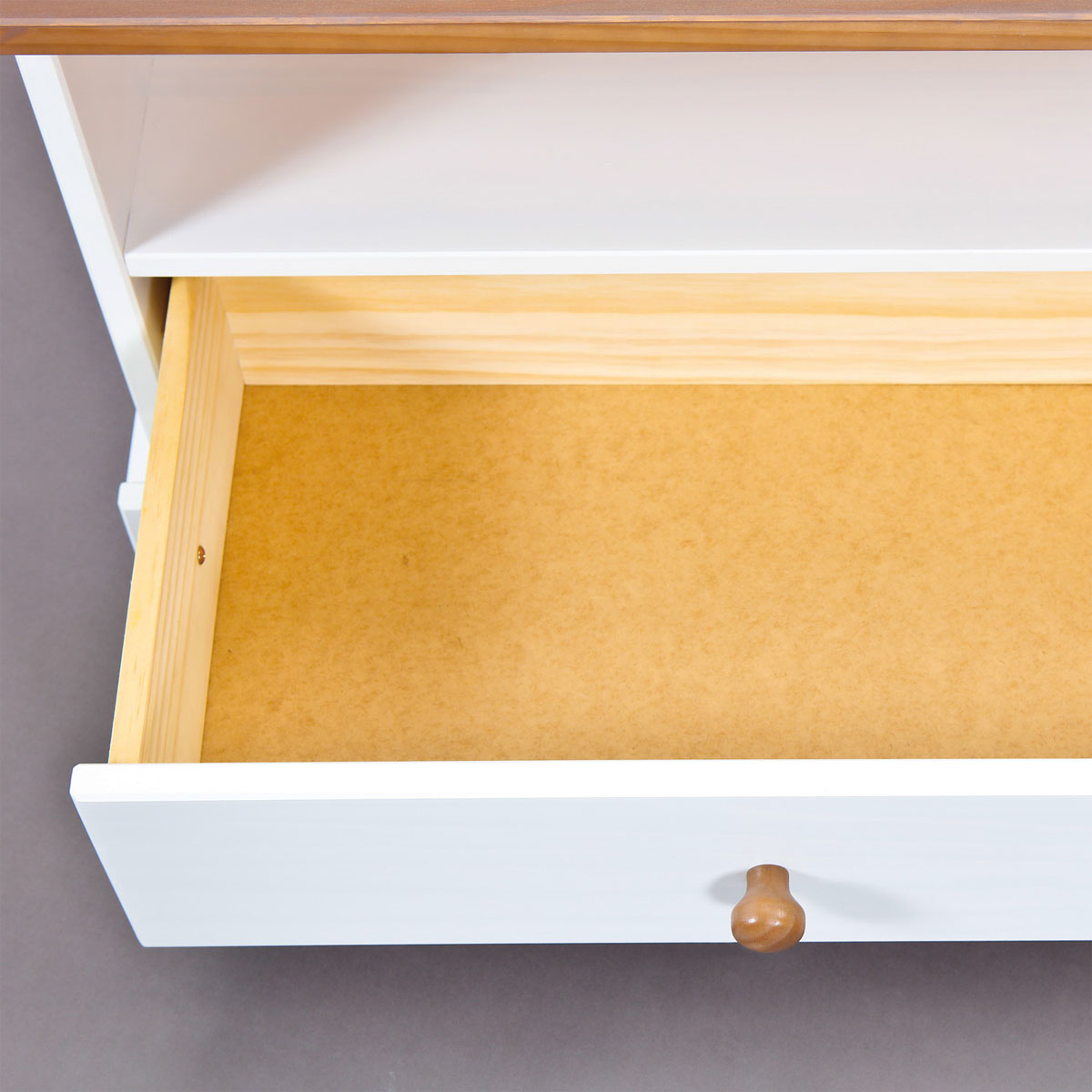 Inter Link FSC TV Konsole „Westerland-12.2.“, weiß sepia, 180x41x45,5 cm Bild 7