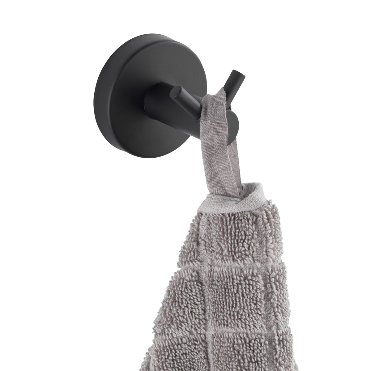 Wenko Wandhaken Duo Bosio schwarz matt Bild 4