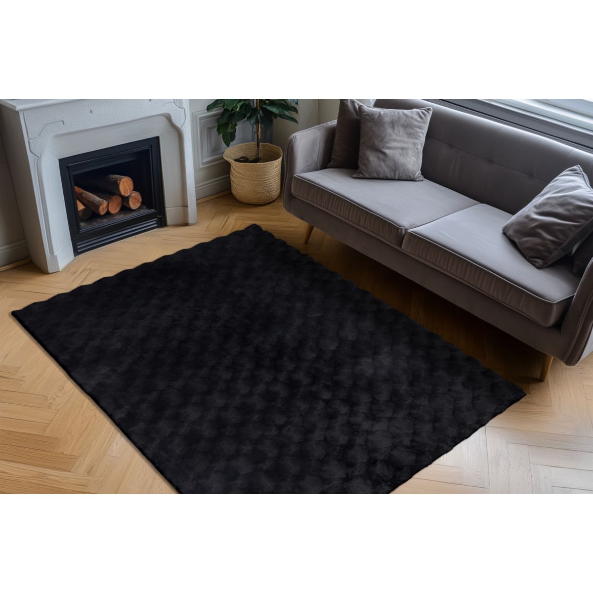 Royal Glow 825 Anthrazit 160cm x 230cm Bild 4