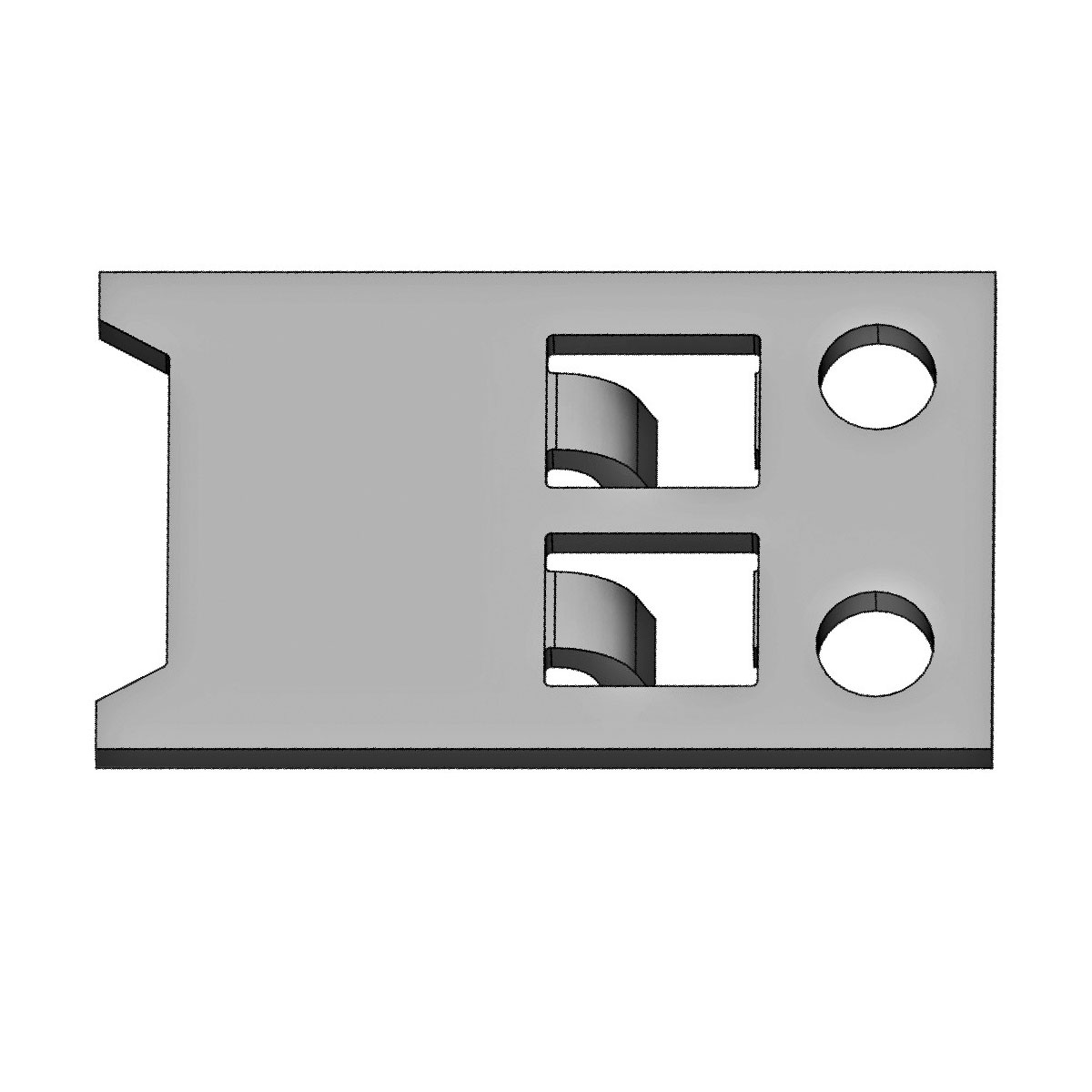 BRIGX Aushebesicherung inkl Schrauben 4 St Packung