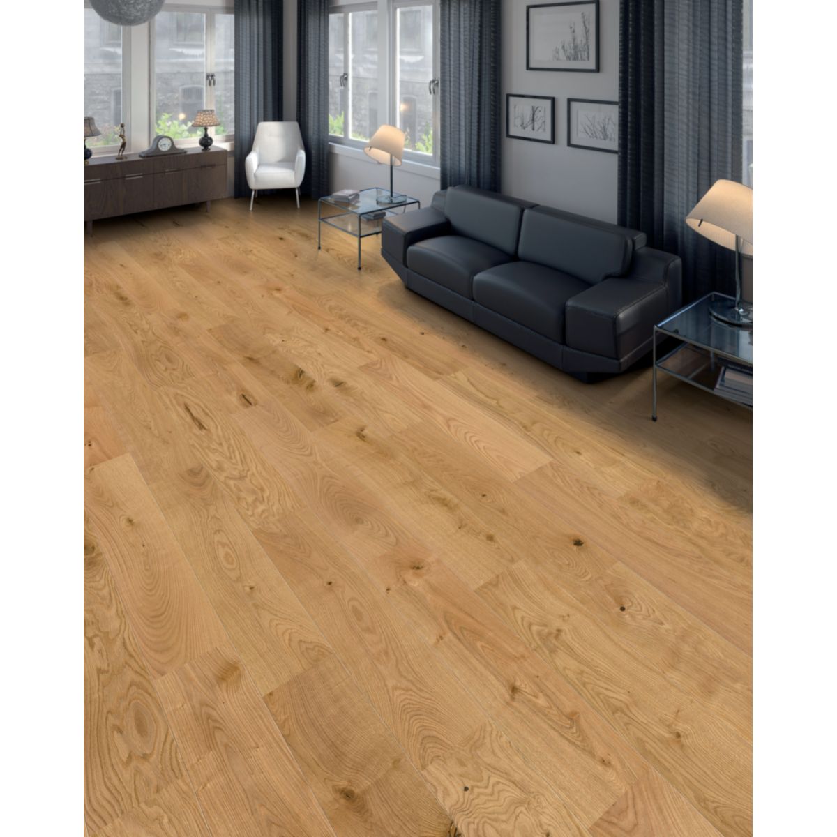 Living by HARO Parkett Landhausdiele 11mm 2V Eiche strukturiert Supermatt Bild 2