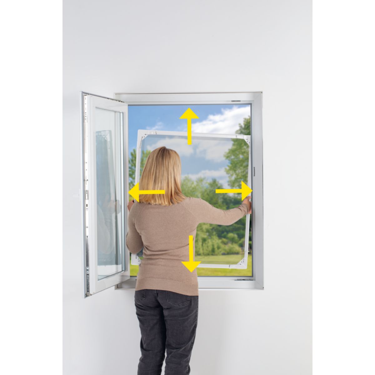 EASYmaxx Moskitonetz Magic Fit weiss Bild 8