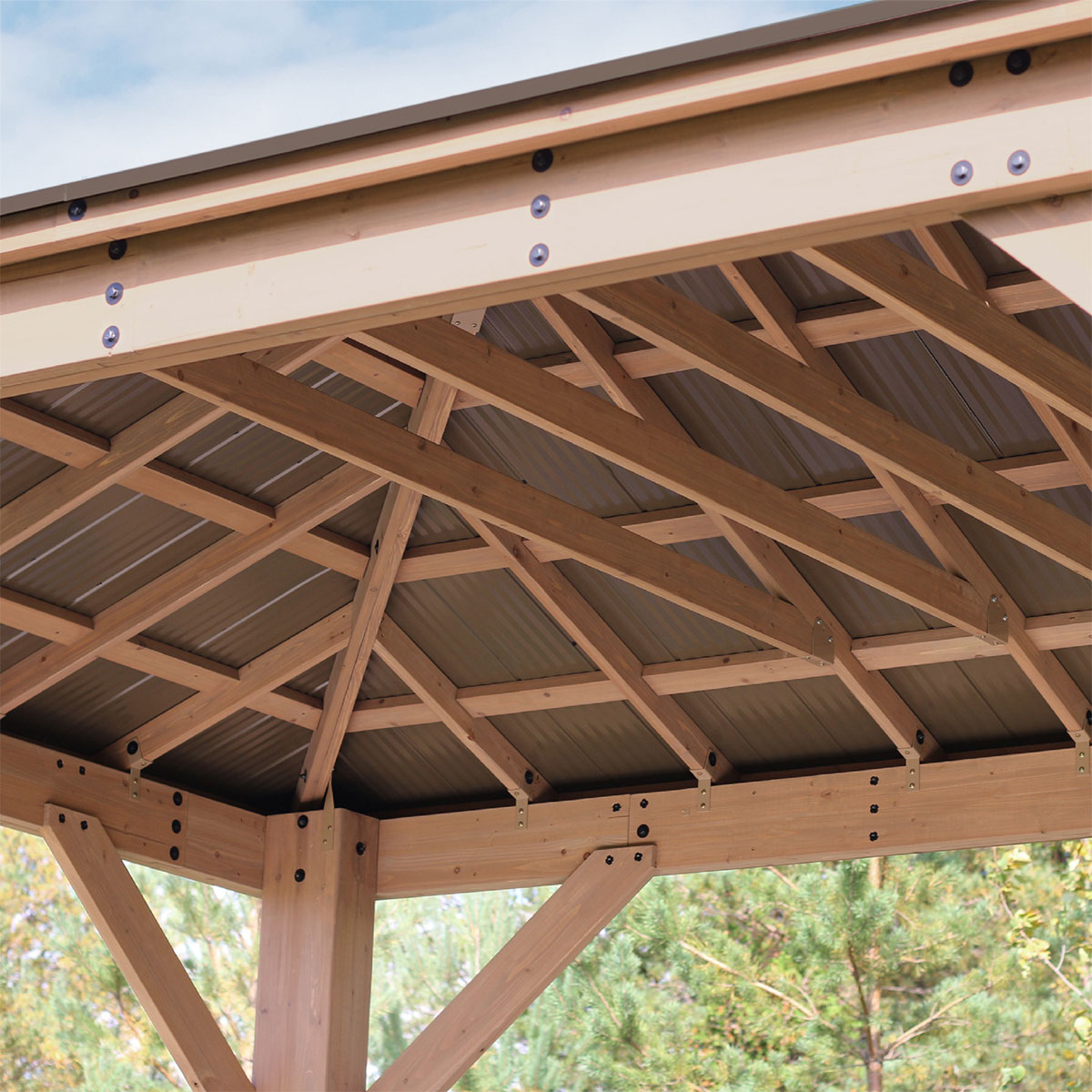 Westmann Pavillon Devon 1216 370,81x490,2x314,94cm Natur Bild 6