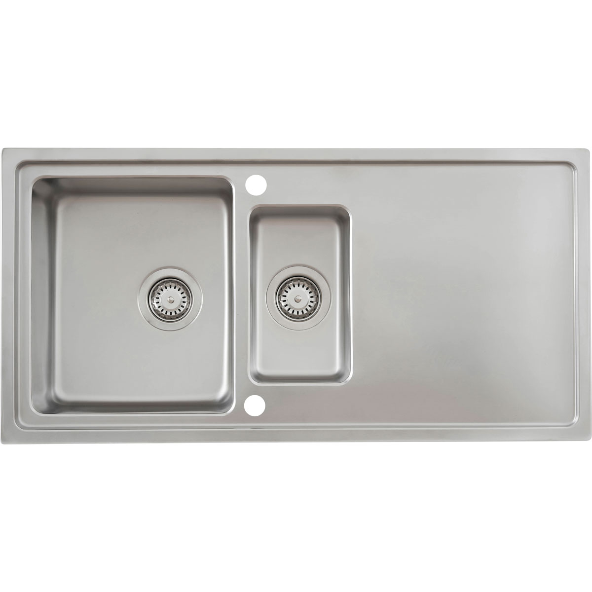 Respekta Chicago Edelstahlspüle CHICAGO100X50 100 x 50 cm Bild 1