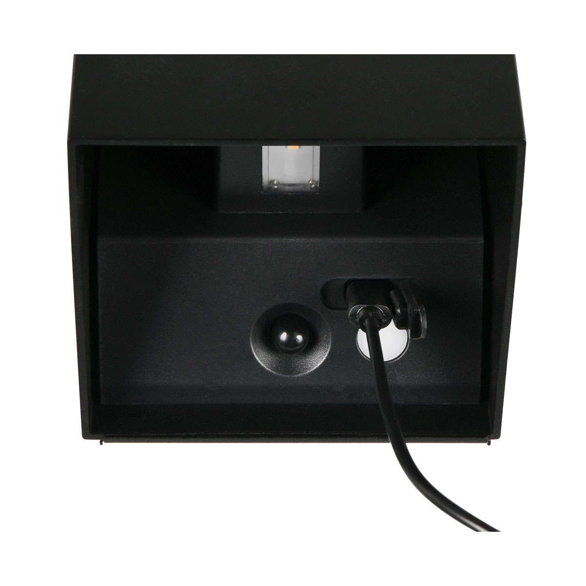 Reality LED Wandleuchte GENIE schwarz eckig Bild 11