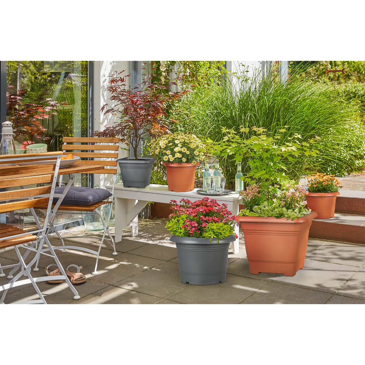 Scheurich Pflanzgefäß Durchmesser 40 cm Terracotta Bild 2