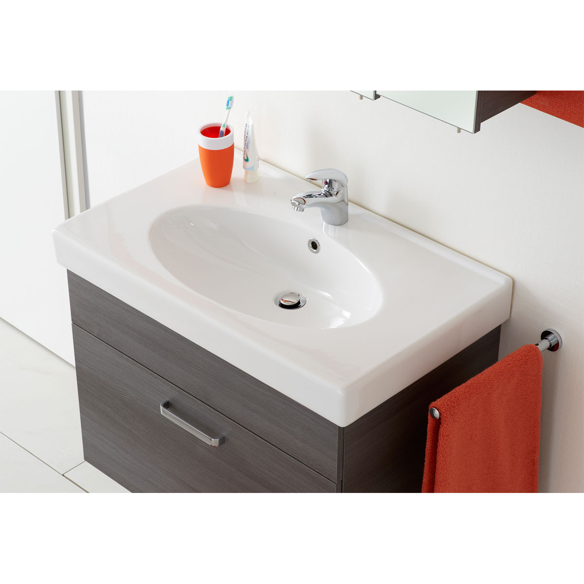 Pelipal Waschtischunterschrank Bonn 75 x 51 x 47 cm graphit Bild 2