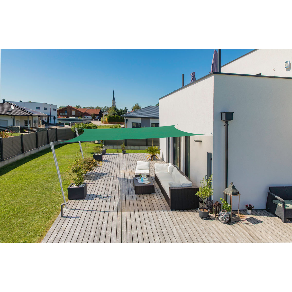 Rechteck-Segel Capri 4 x 5 m olive Bild 2