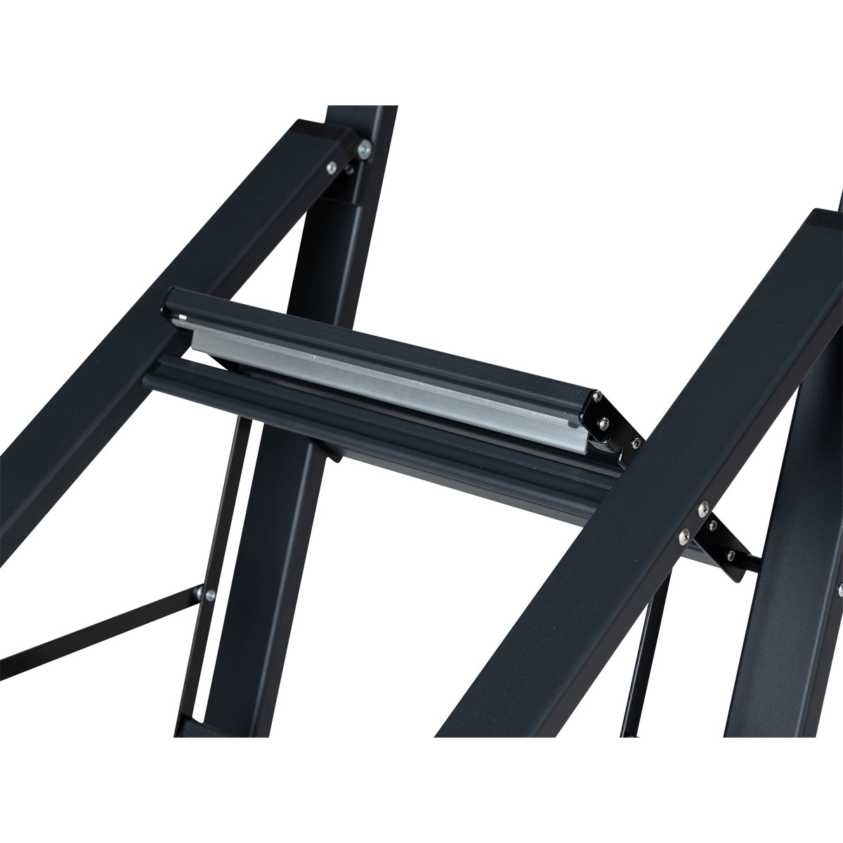 Wenko Alu-Smart Klapptrittleiter 3-stufig schwarz Bild 6