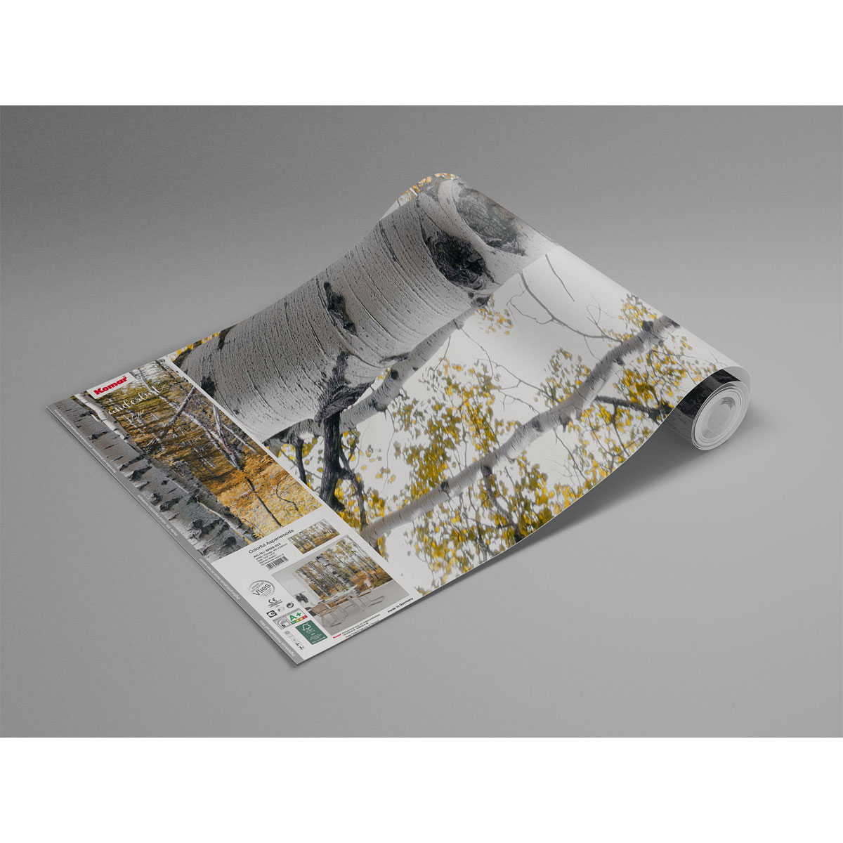 Komar  Vlies Fototapete Colorful Aspenwoods 450x280 cm Bild 9