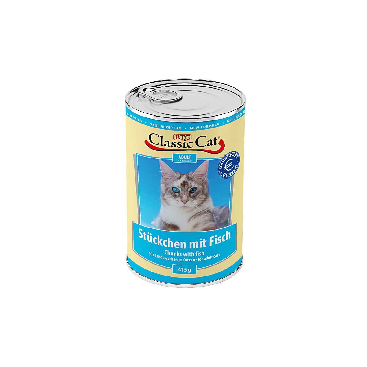 Classic Friends Katzenfutter Stückchen mit Fisch 415 g