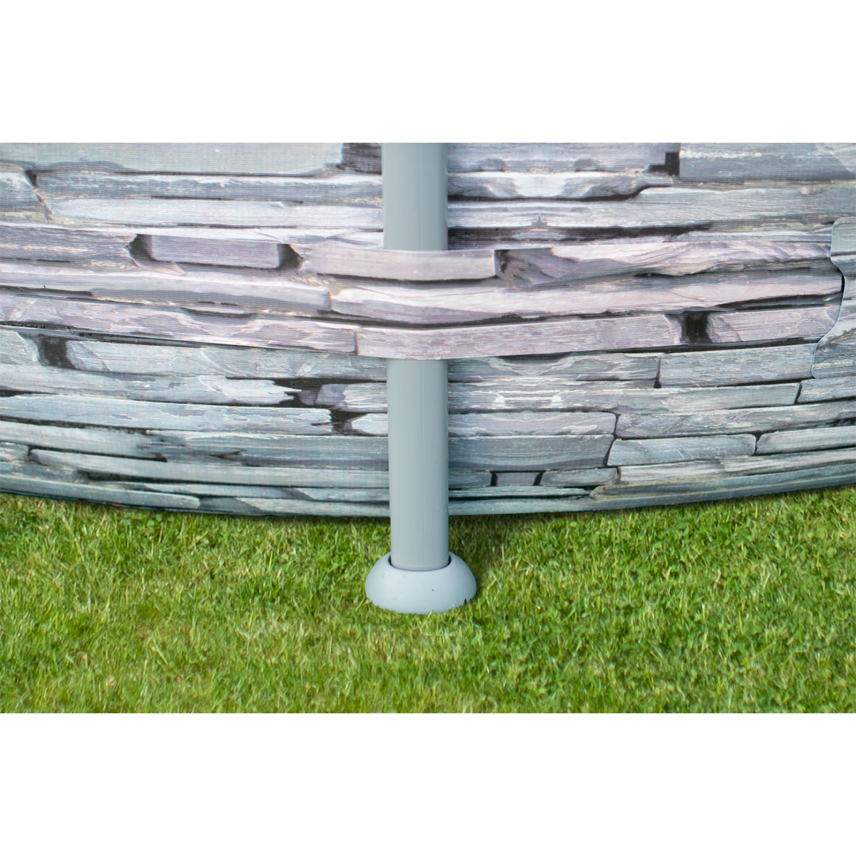 Summer Waves Elite Frame Pool 427x427x107cm Stein Grau Bild 4