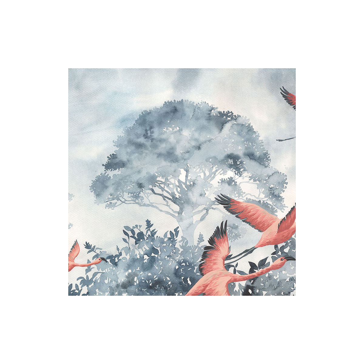 Komar  Vlies Fototapete Flamingos in the Sky 400x280 cm Bild 4