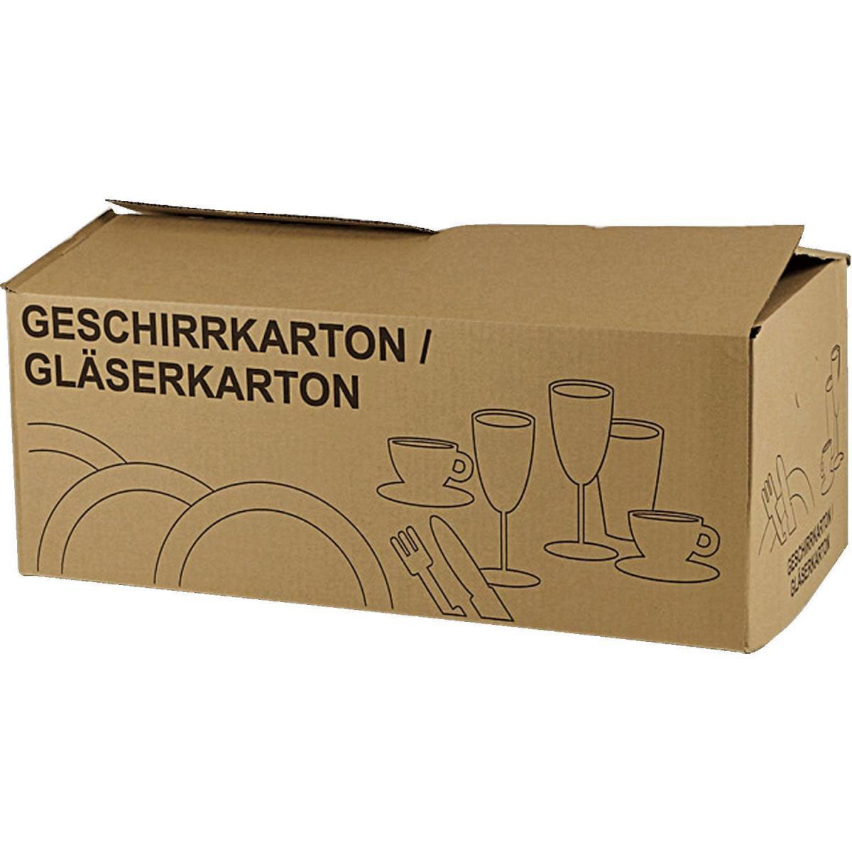 Geschirrkarton 62 x 23 x 32 cm 2er-Set Bild 1