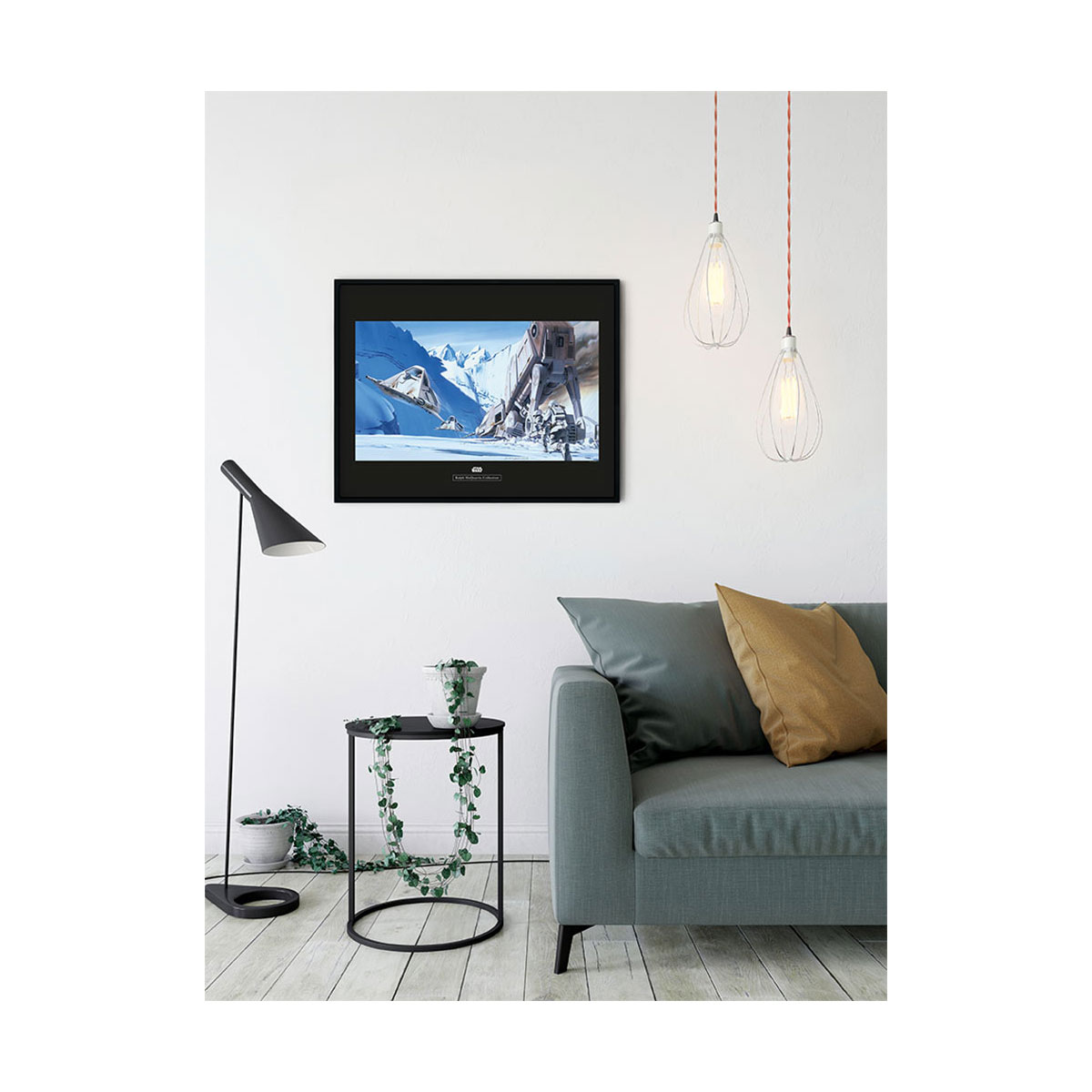 Komar  Wandbild Star Wars Classic Hoth Battle Snowspeeder 70x50 cm Bild 4