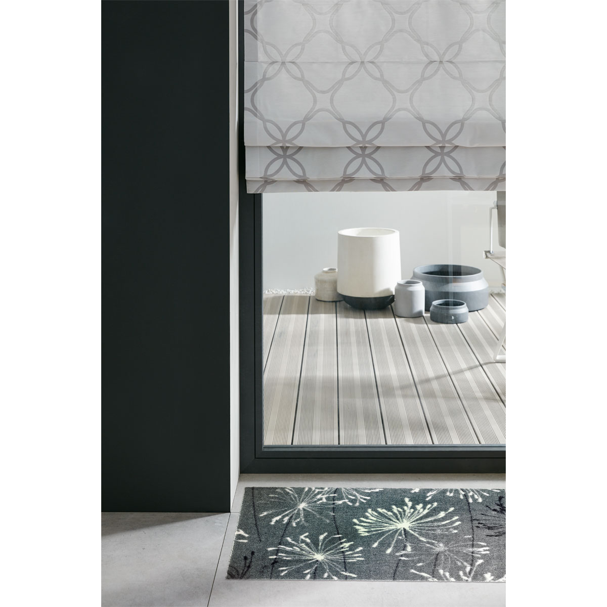 Schöner Wohnen  Schmutzfangmatte „Manhattan“, Pusteblume/grau-mint, 50x70 cm Bild 4