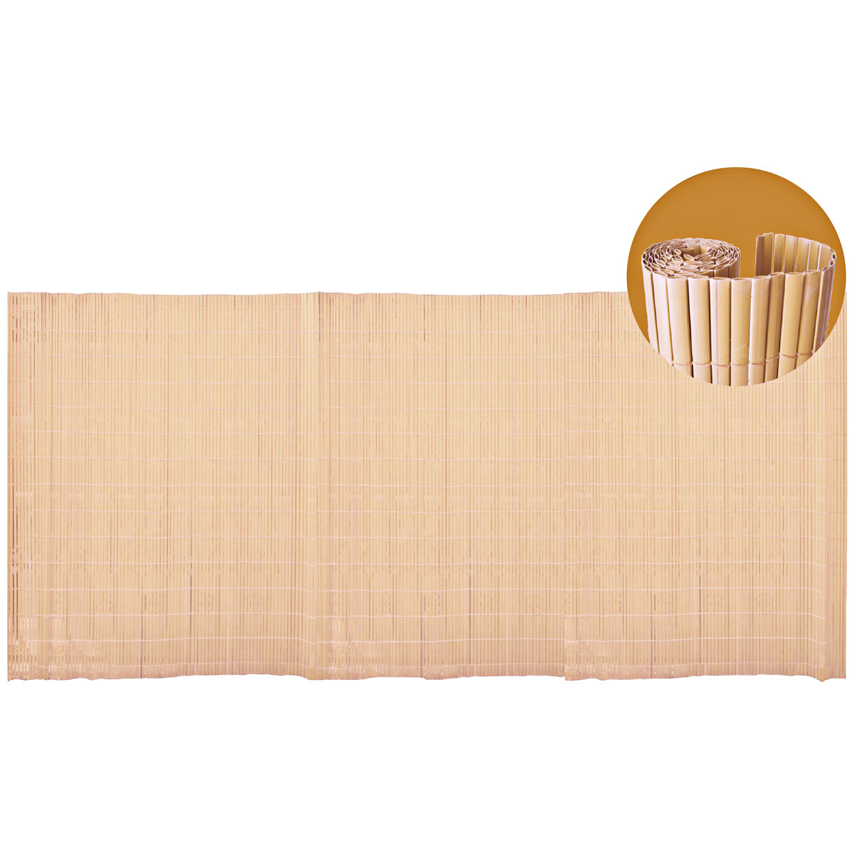 Hartmann Sichtschutzmatte 140 x 300 cm bambus Bild 1