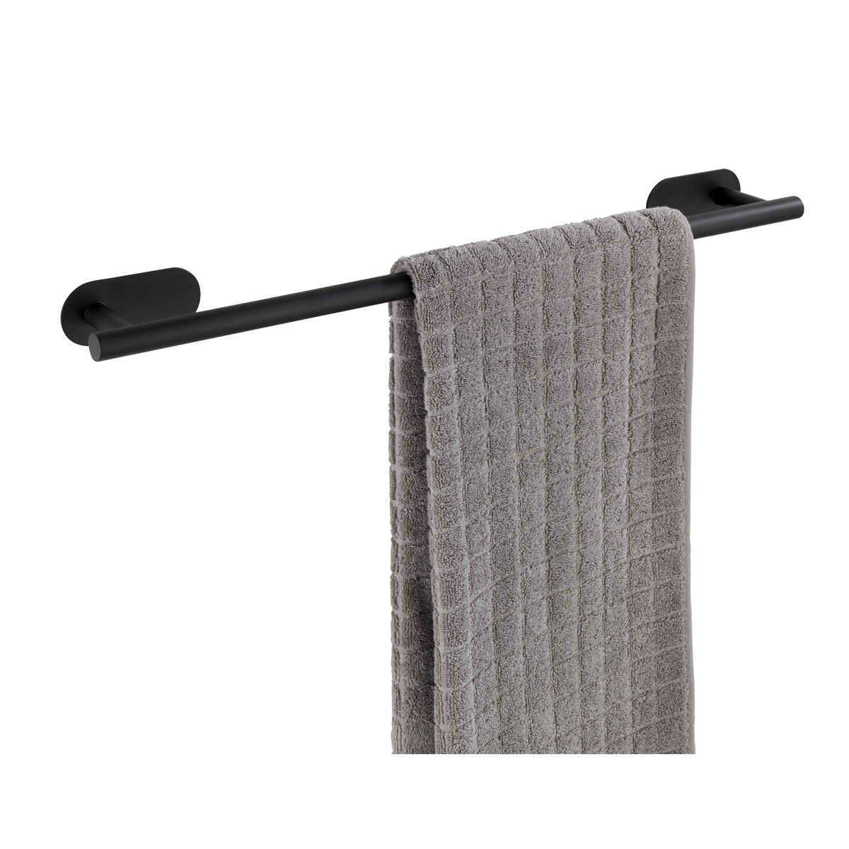 Wenko  Turbo-Loc Edelstahl Badetuchstange Uno Orea Black Matt Handtuchstange Befestigen ohne bohren Bild 8