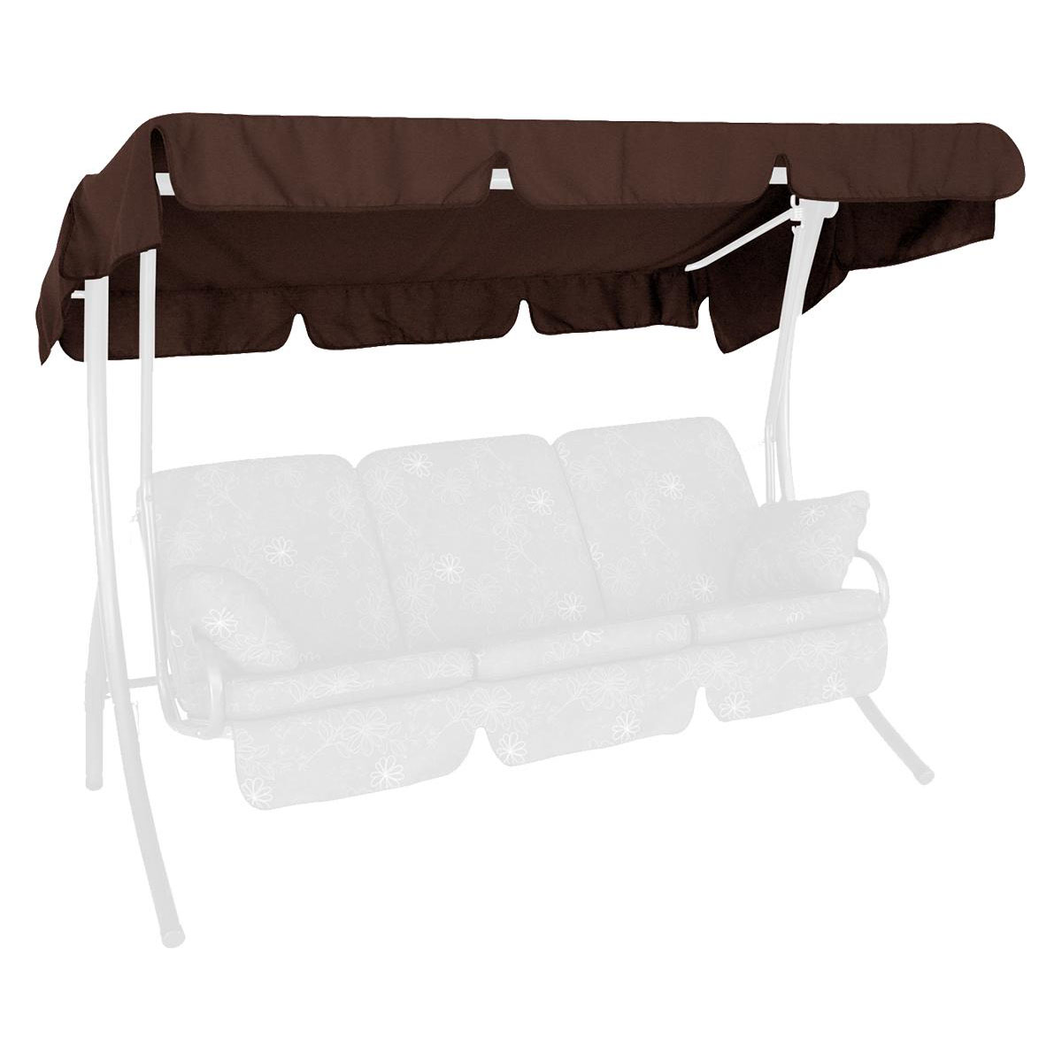 Angerer Freizeitmöbel GmbH  Sonnendach, 210x145 cm, Swingtex, braun Bild 1