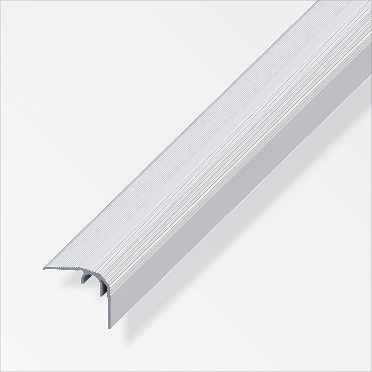 Alfer Abschluss-Profil Clipstech 32 x 27 mm 1m silber Bild 1