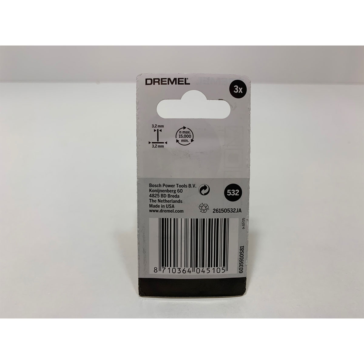 Dremel  Edelstahlbürste Durchmesser 3,2 mm 3 Stück Bild 2