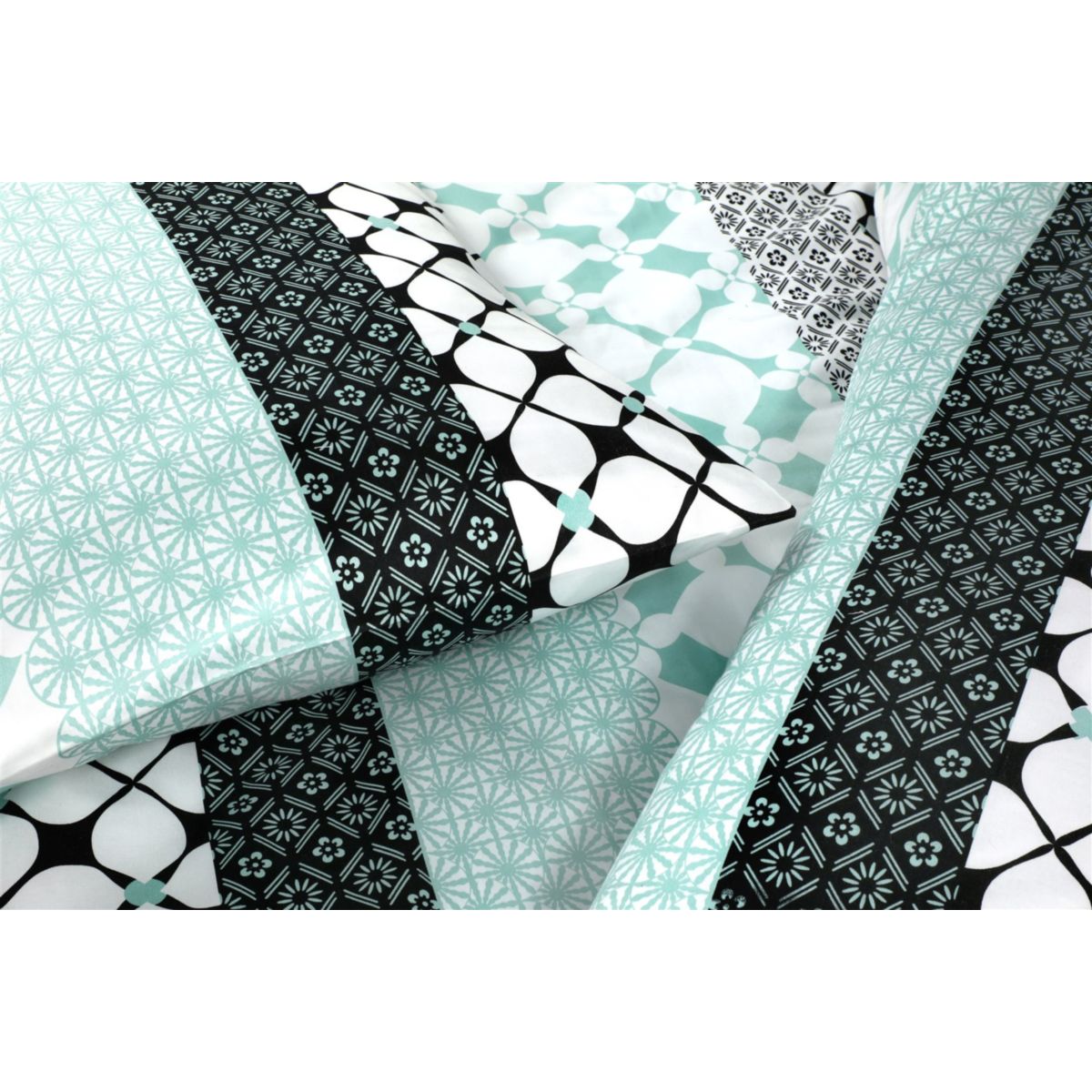 Bettwäsche Gisele 125-FR Multi / Grün 140cm x 200cm Bild 4