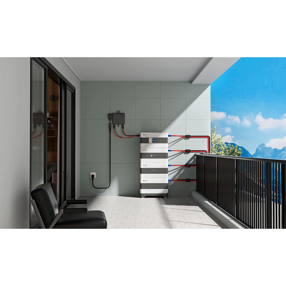 SunLit Balkonkraftwerkspeicher BK215 Bild 4
