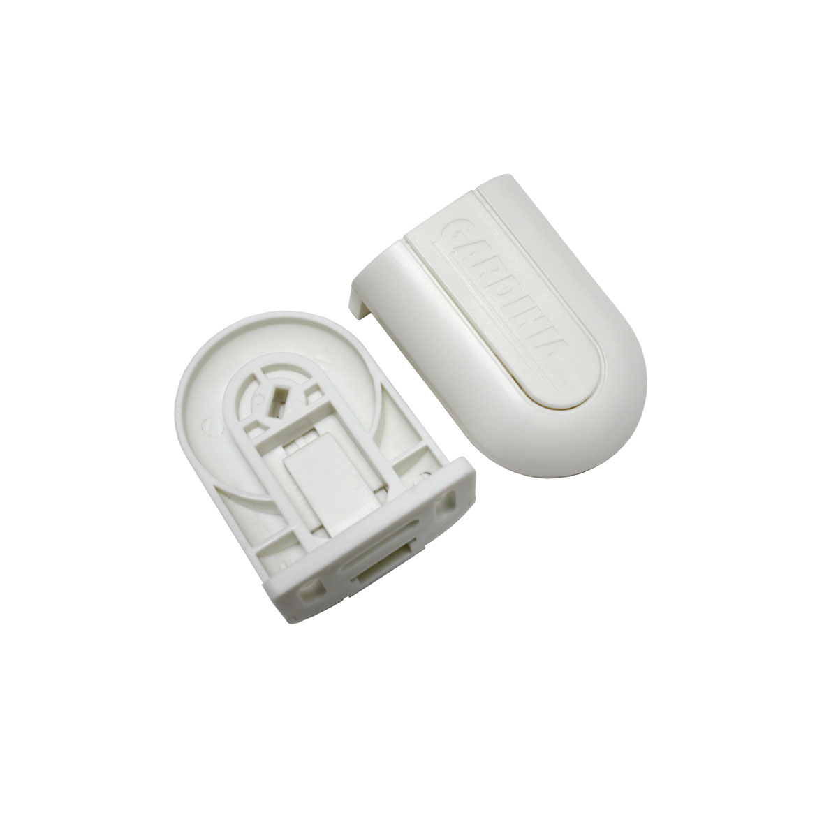 Gardinia Rollenträger für Seitenzuggetriebe weiß