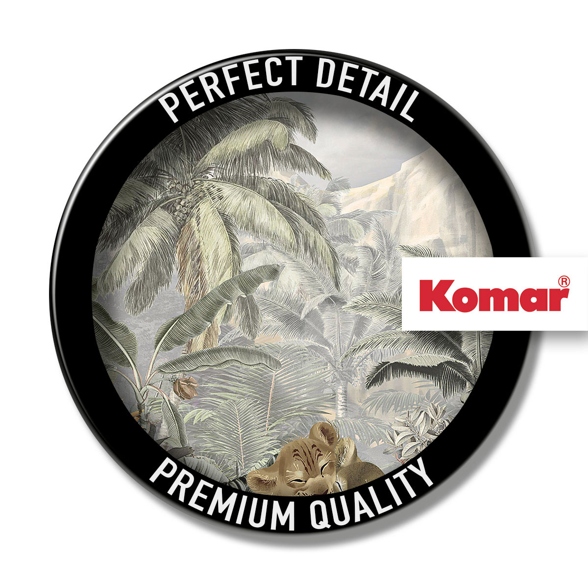 Komar  Vlies Fototapete Lion King Mountains 300x280 cm Bild 3