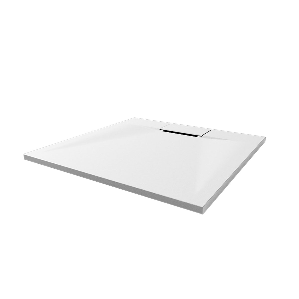 Breuer  QUICK72 Duschwanne Lite Line Steinoptik weiß 800x800 mm Bild 1